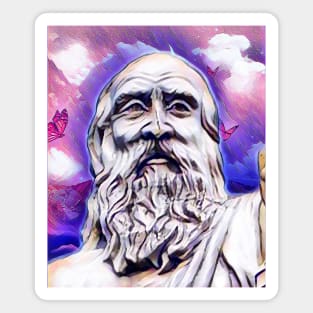 Diogenes Pink Portrait | Diogenes Artwork 8 Magnet